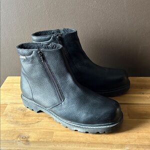 ARNOLD PALMER - Black Leather Boots